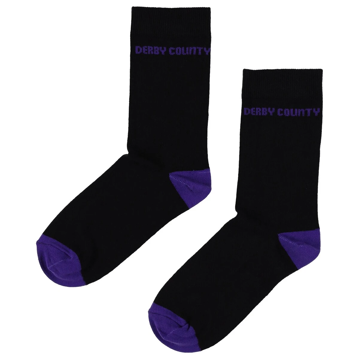 Derby County 2 Pack Super Ram Socks - Purple - Unisex 3 Derby County 2 Pack Super Ram Socks - Purple - Unisex