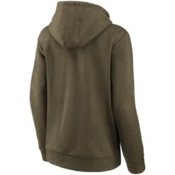Derby County College Stamp Hoodie - Khaki - Womens
