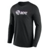 Derby County Defect Graphic Long Sleeve T-Shirt - Black - Mens