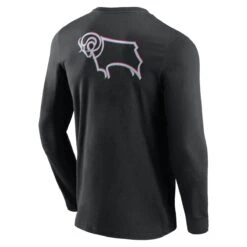 Derby County Defect Graphic Long Sleeve T-Shirt - Black - Mens -Striker Style Store derby county defect graphic long sleeve t shirt black mens ss4 p 13338172pv 2u t7lc5ib7vvaps8dn4c0qv 362e035352ee49e79b564f964ca869b4