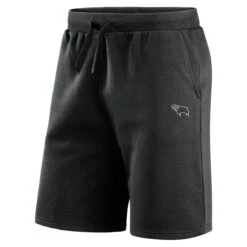 Derby County Essentials Sweat Short - Black - Mens