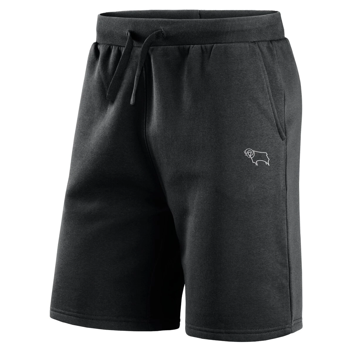 Derby County Essentials Sweat Short - Black - Mens 3 Derby County Essentials Sweat Short - Black - Mens