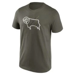 Derby County Etch Logo Graphic T-Shirt - Khaki - Mens -Striker Style Store derby county etch logo graphic t shirt khaki mens ss4 p 13383977pv 1u 159cb746lz3yumwmac4gv 4d8f1c86fff54e04bb56986969bf9870