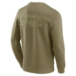 Derby County Explore Graphic Crew Sweatshirt - Khaki - Mens