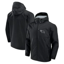 Derby County FanTech Shower Jacket - Black - Mens -Striker Style Store derby county fantech shower jacket black mens ss5 p 13383986pv 1u pzan8vzm8suqftctyq7uv v294kd82agy4uxwimn8u