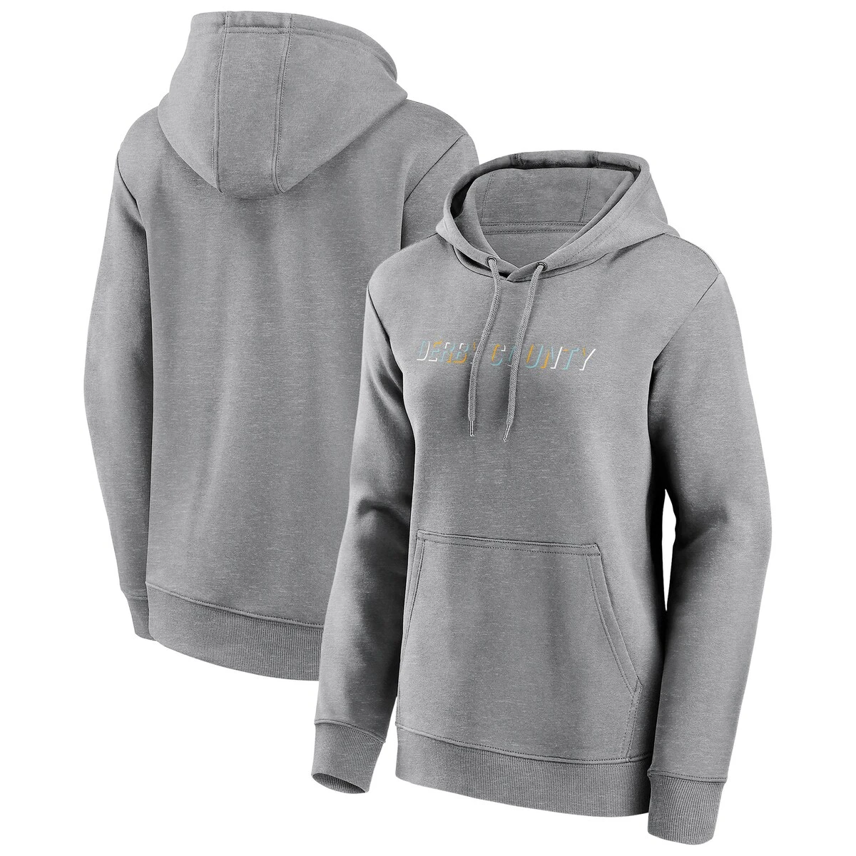 Derby County Hundreds Graphic Hoodie - Sports Grey - Womens 4 Derby County Hundreds Graphic Hoodie - Sports Grey - Womens - Image 2