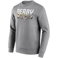 Derby County Looney Tunes Multi Character Graphic Crew Sweatshirt - Grey - Mens -Striker Style Store derby county looney tunes multi character graphic crew sweatshirt grey mens ss4 p 13348156pv 1u 1aq1w5isnhwsl3kfp4i5v 0eee7677b6a74a18a0bba793736d0d53