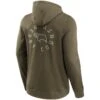 Derby County Loop Graphic Hoodie - Khaki - Mens