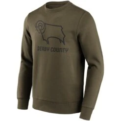 Derby County Mono Logo Graphic Crew Sweatshirt - Khaki - Mens -Striker Style Store derby county mono logo graphic crew sweatshirt khaki mens ss4 p 13346222pv 1u yuwfb1pd1tv4dmn8q77vv 8cc46658d7c44b05a2d78fee6745d8da
