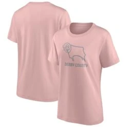Derby County Mono Logo Graphic T-shirt - Pink - Womens -Striker Style Store derby county mono logo graphic t shirt pink womens ss4 p 13346234u 1hjd8gc4bhirrzkna4mvv 310881c58086439fbc60a34920d100ea