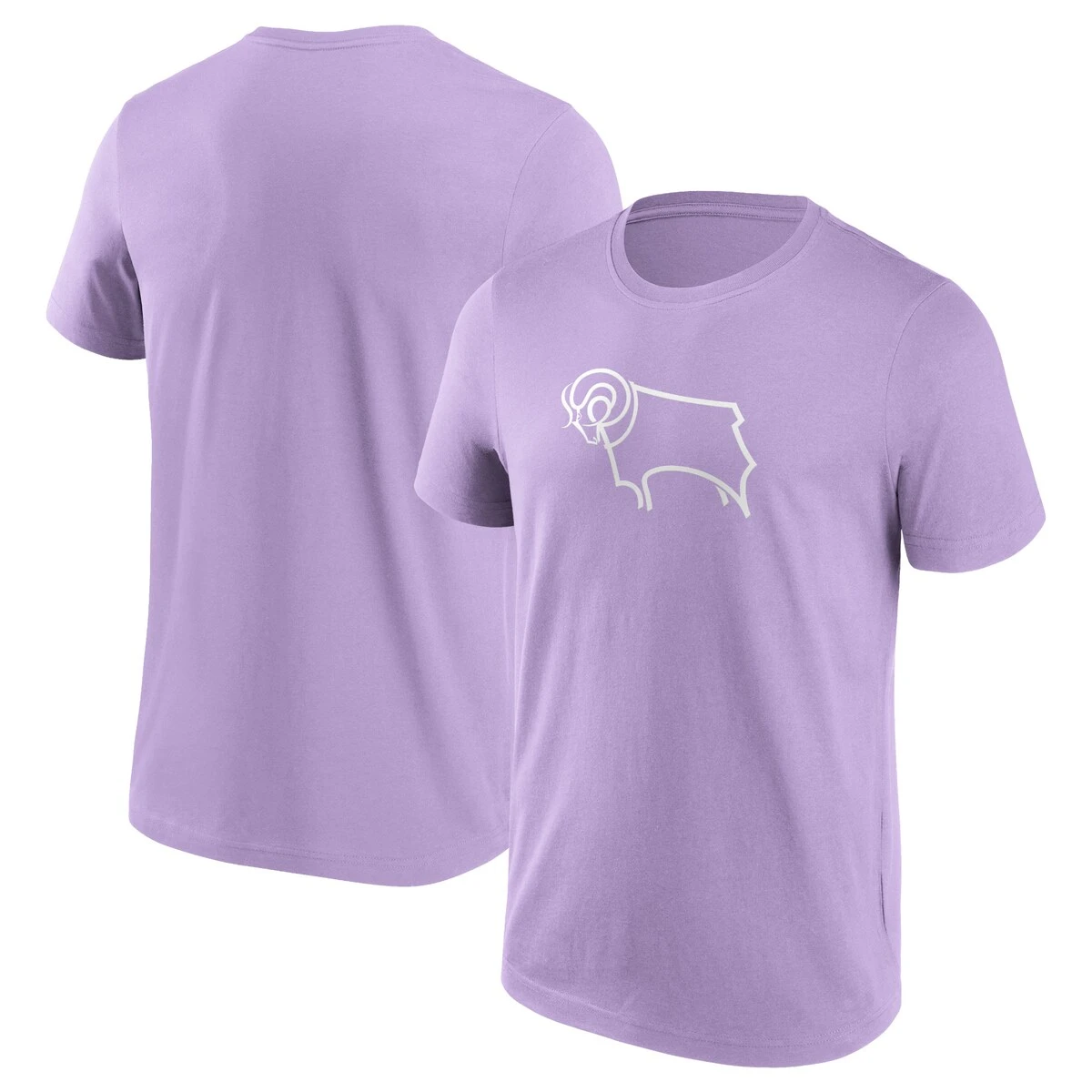 Derby County Mono Logo Graphic T-Shirt - Purple - Mens 4 Derby County Mono Logo Graphic T-Shirt - Purple - Mens - Image 2