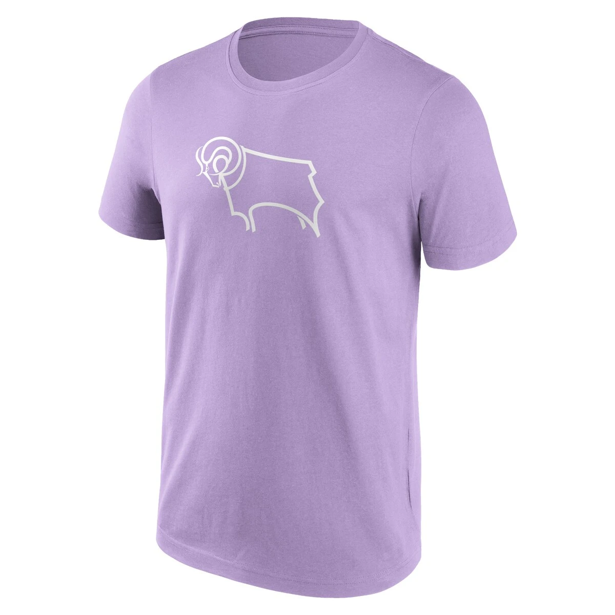 Derby County Mono Logo Graphic T-Shirt - Purple - Mens 3 Derby County Mono Logo Graphic T-Shirt - Purple - Mens