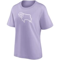 Derby County Mono Logo Graphic T-Shirt - Purple - Womens 7 Derby County Mono Logo Graphic T-Shirt - Purple - Womens -Striker Style Store derby county mono logo graphic t shirt purple womens ss5 p 200328894pv 2u 2gmwdp0ffwed5c020xnhv cmfsrbffj3zolxz26cx2