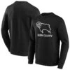 Derby County Primary Logo Crew Sweatshirt - Black - Mens -Striker Style Store derby county primary logo crew sweatshirt black mens ss4 p 13346186u ehb1f0xpo17sddcb2q5iv 0735b0ed75a04eecb82b3d9a652fb069