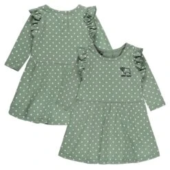 Derby County Ruffle Polka Dot Dress - Mint - Baby