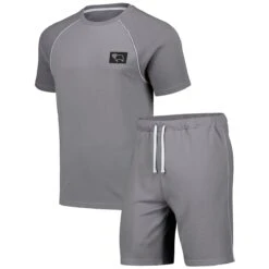 Derby County Sports Short Pyjamas - Grey -Mens