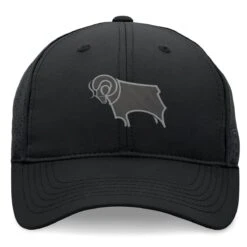 Derby County Structured Cap - Black - Unisex -Striker Style Store derby county structured cap black unisex ss5 p 14430174pv 2u crs8rhoiuer4yextuakjv 9txxnbsfezvcgnch421x