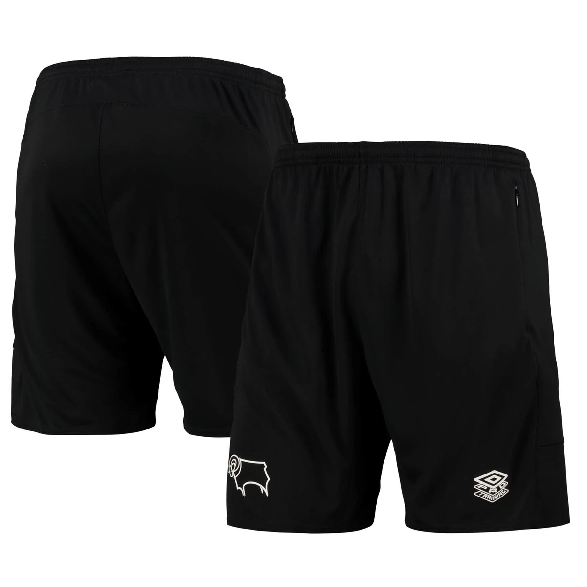 Derby County Training Shorts - Black 4 Derby County Training Shorts - Black - Image 2