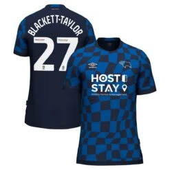 Derby County Umbro Away Shirt 2023-24 - Corey Blackett-Taylor 27