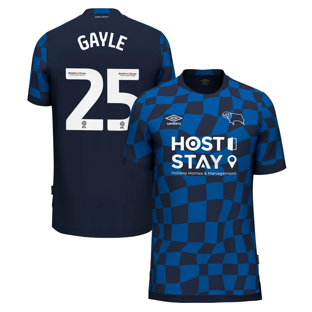 Derby County Umbro Away Shirt 2023-24 - Kids - Dwight Gayle 25 5 Derby County Umbro Away Shirt 2023-24 - Kids - Dwight Gayle 25 - Image 3