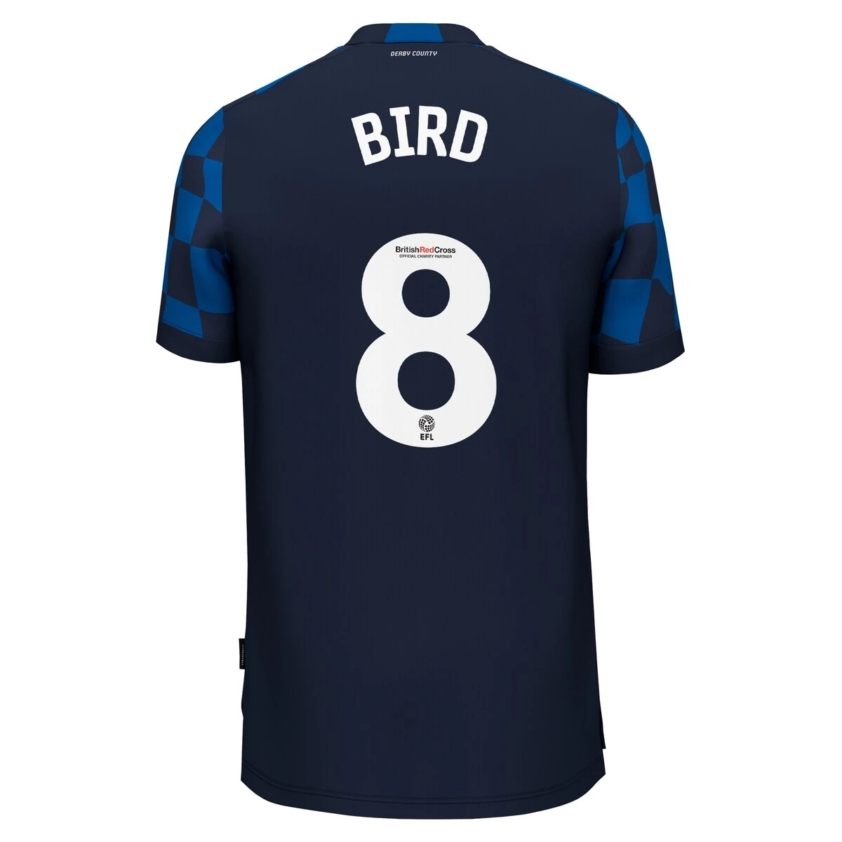 Derby County Umbro Away Shirt 2023-24 - Kids - Max Bird 8 3 Derby County Umbro Away Shirt 2023-24 - Kids - Max Bird 8