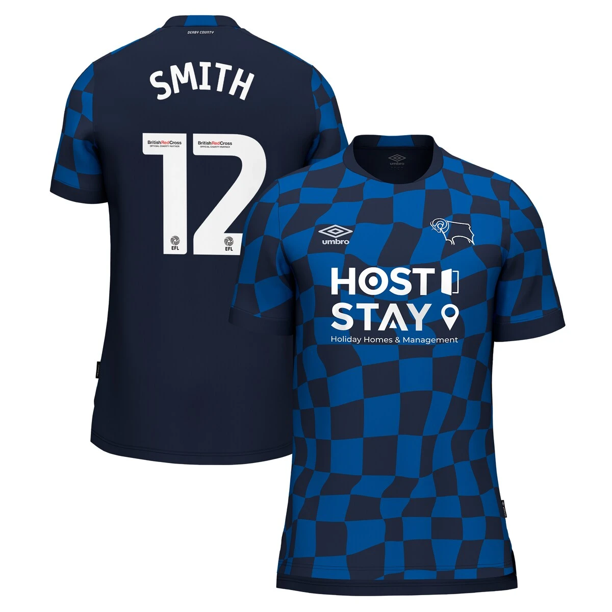 Derby County Umbro Away Shirt 2023-24 - Korey Smith 12 3 Derby County Umbro Away Shirt 2023-24 - Korey Smith 12