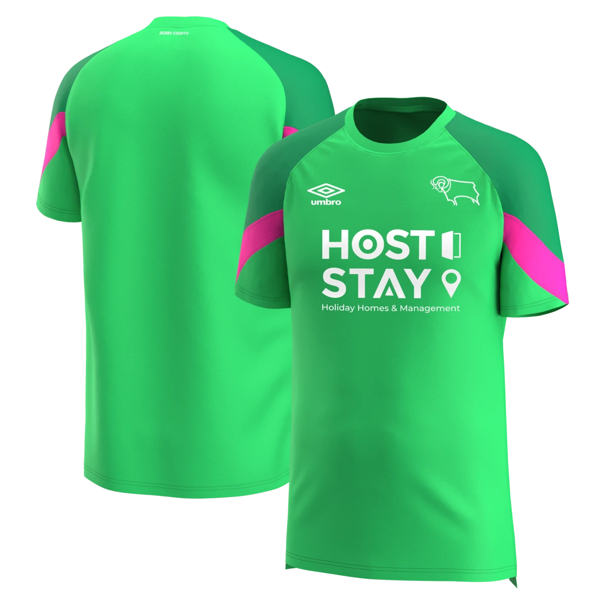 Derby County Umbro Goalkeeper Shirt 2023-24 - Kids 4 Derby County Umbro Goalkeeper Shirt 2023-24 - Kids - Image 2