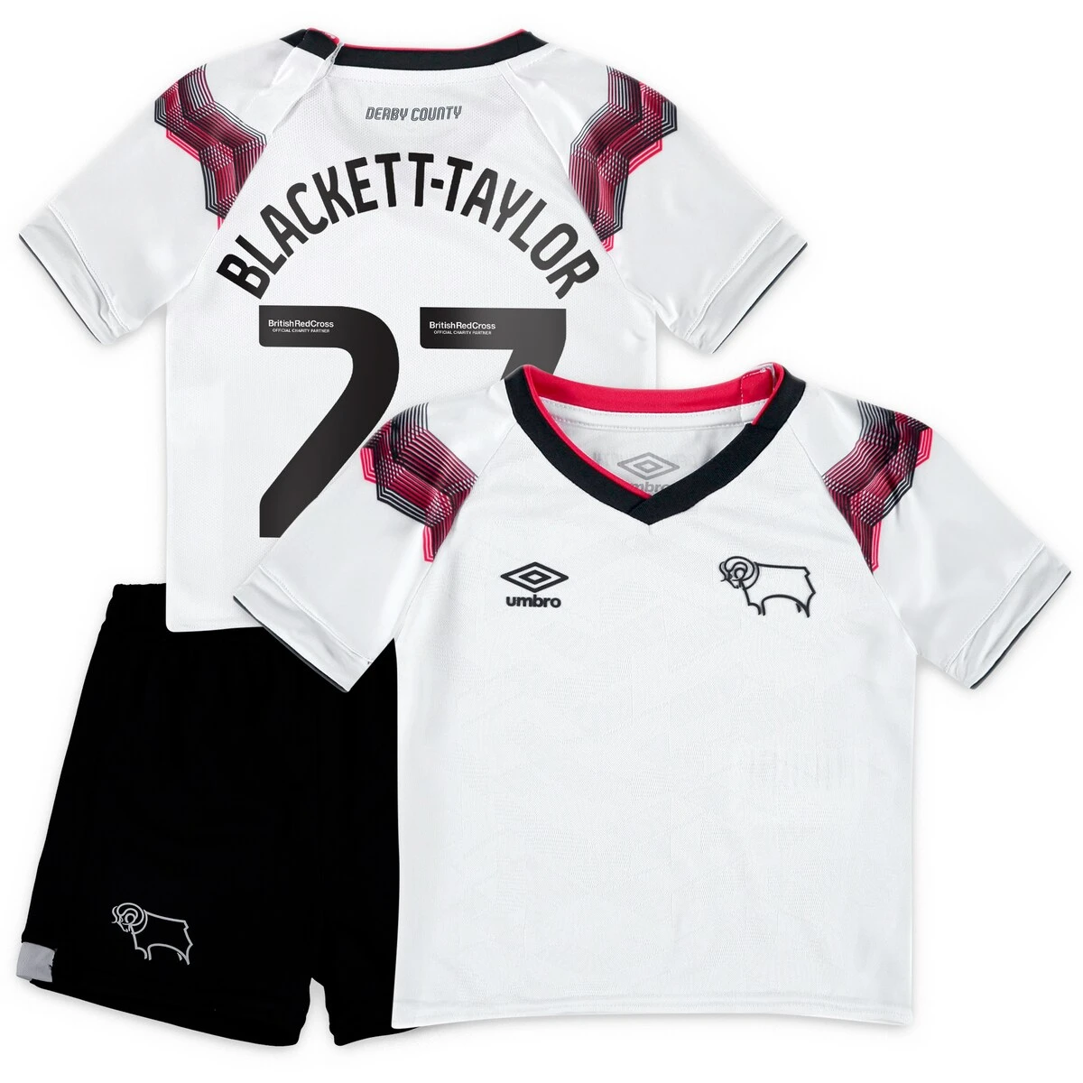 Derby County Umbro Home Infants Kit 2023-24 - Corey Blackett-Taylor 27 4 Derby County Umbro Home Infants Kit 2023-24 - Corey Blackett-Taylor 27 - Image 2