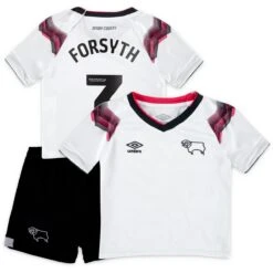 Derby County Umbro Home Infants Kit 2023-24 - Craig Forsyth 3