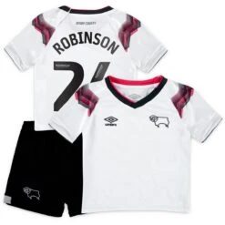Derby County Umbro Home Infants Kit 2023-24 - Darren Robinson 26