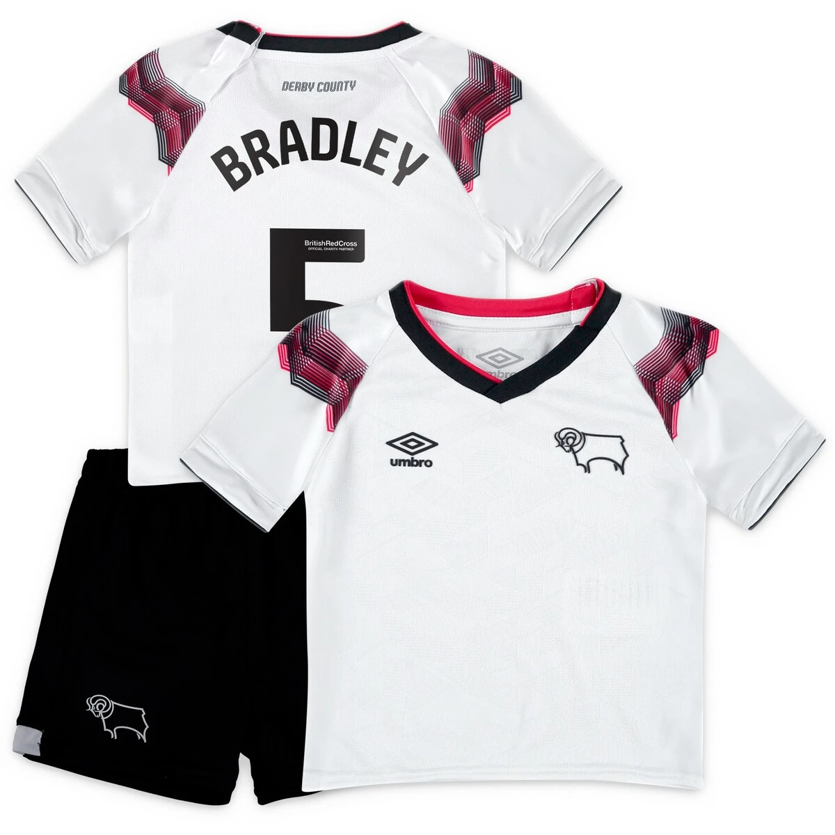 Derby County Umbro Home Infants Kit 2023-24 - Sonny Bradley 5 3 Derby County Umbro Home Infants Kit 2023-24 - Sonny Bradley 5