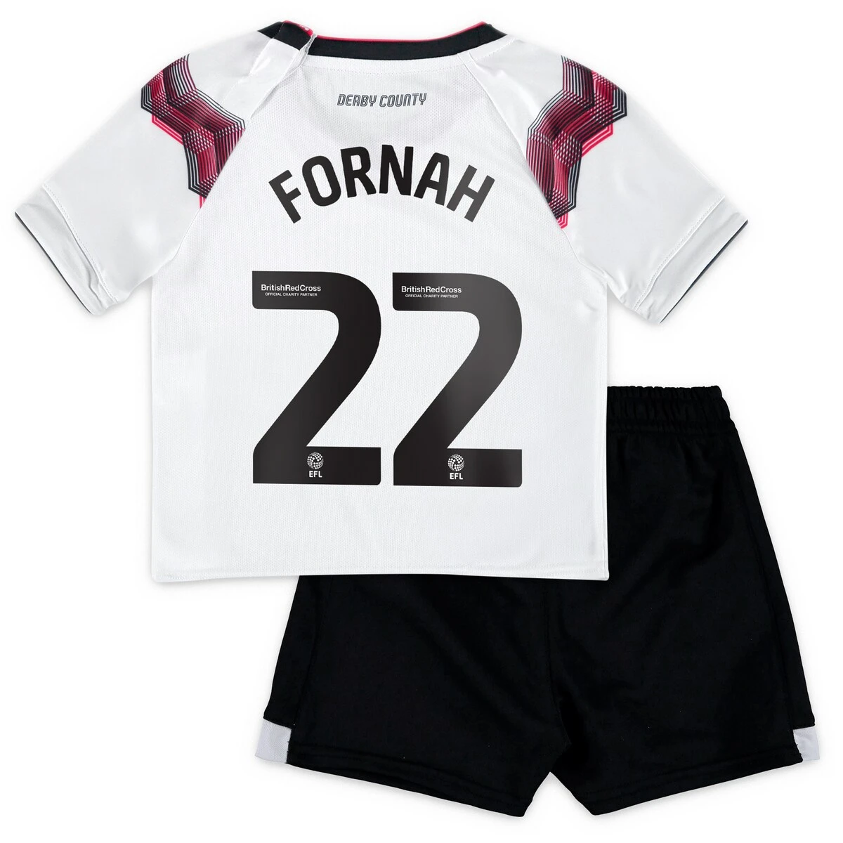 Derby County Umbro Home Infants Kit 2023-24 - Tyrese Fornah 22 4 Derby County Umbro Home Infants Kit 2023-24 - Tyrese Fornah 22 - Image 2
