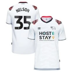 Derby County Umbro Home Shirt 2023-24 - Kids - Curtis Nelson 35