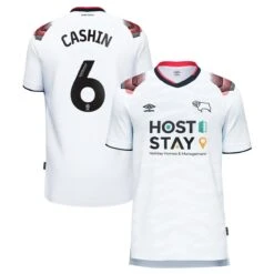 Derby County Umbro Home Shirt 2023-24 - Kids - Eiran Cashin 6 -Striker Style Store derby county umbro home shirt 2023 24 kids eiran cashin 6 ss5 p 200741926pv 1u w5tftrn702gsao4ueod5v 4cwleq0b65l07pgr3sbz