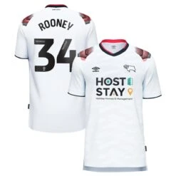 Derby County Umbro Home Shirt 2023-24 - Kids - Jake Rooney 34 -Striker Style Store derby county umbro home shirt 2023 24 kids jake rooney 34 ss5 p 200941311pv 1u pe8vuc04ton1ty1cl9ytv godgpuolesgyvk2dnvcd