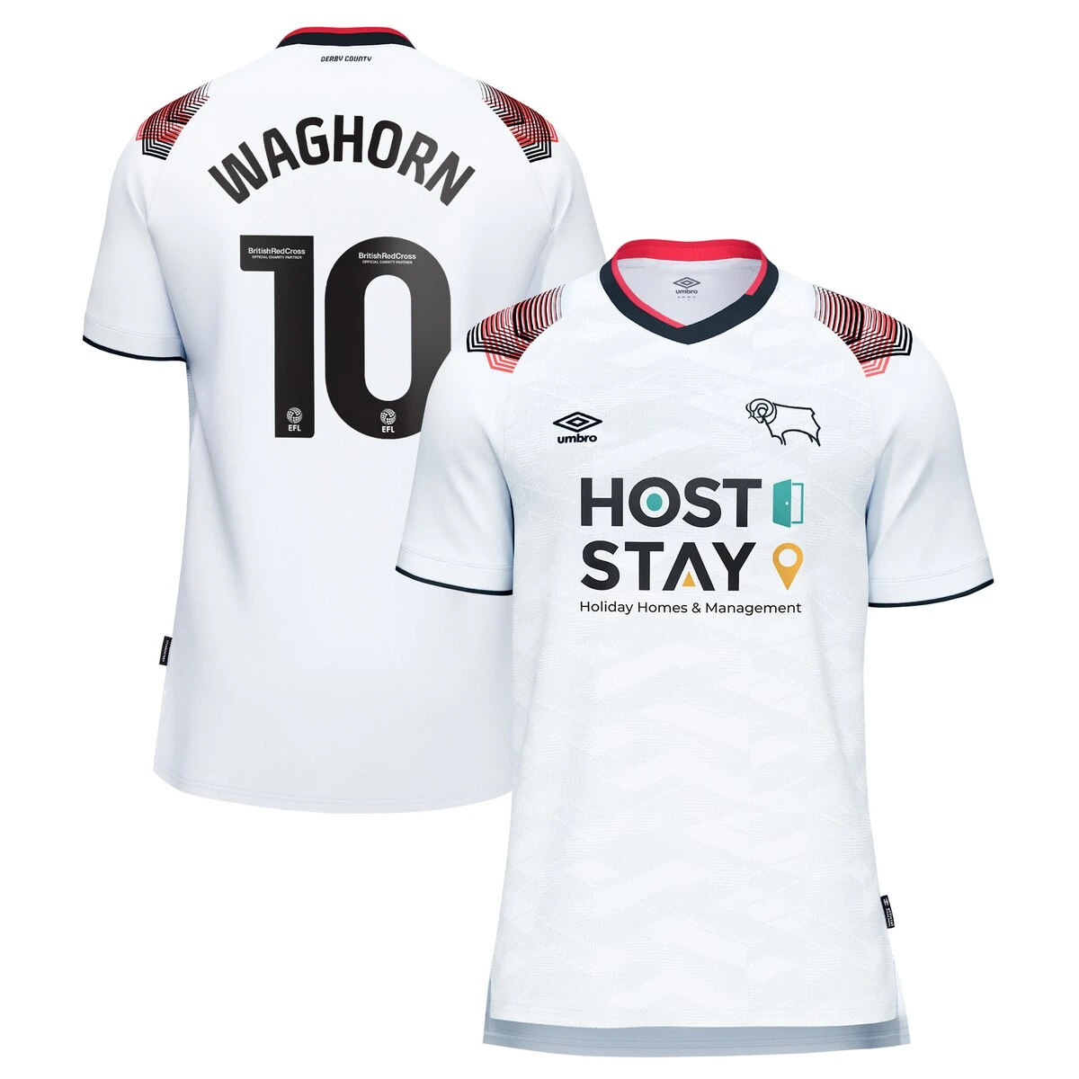 Derby County Umbro Home Shirt 2023-24 - Martyn Waghorn 10 4 Derby County Umbro Home Shirt 2023-24 - Martyn Waghorn 10 - Image 2