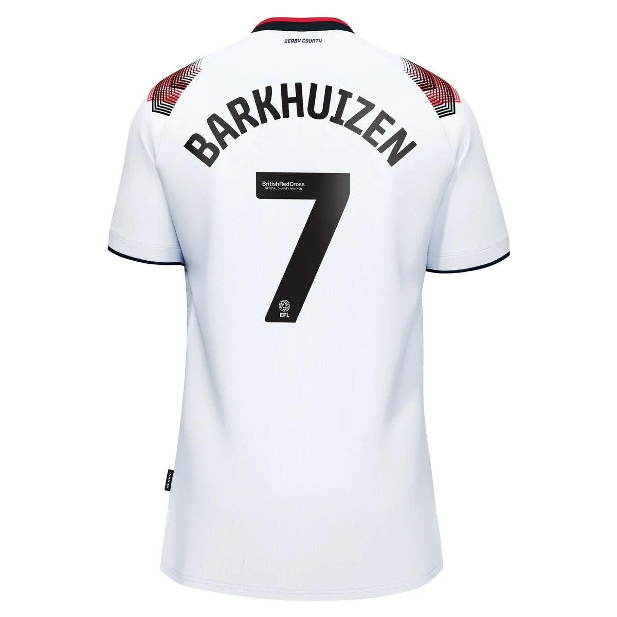 Derby County Umbro Home Shirt 2023-24 - Tom Barkhuizen 7 4 Derby County Umbro Home Shirt 2023-24 - Tom Barkhuizen 7 - Image 2