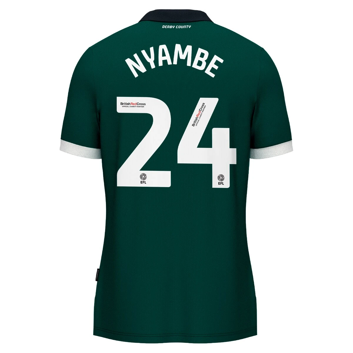 Derby County Umbro Third Shirt 2023-24 - Ryan Nyambe 24 5 Derby County Umbro Third Shirt 2023-24 - Ryan Nyambe 24 - Image 3