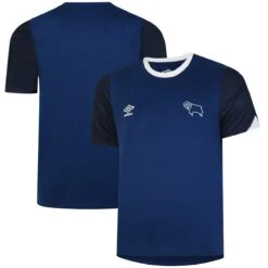 Derby County Umbro Training Jersey - Blue - Kids -Striker Style Store derby county umbro total training jersey royal kids ss5 p 14429868pv 1u ufrelj76jcog1snvy013v ehy9fqgrawschyfwtato