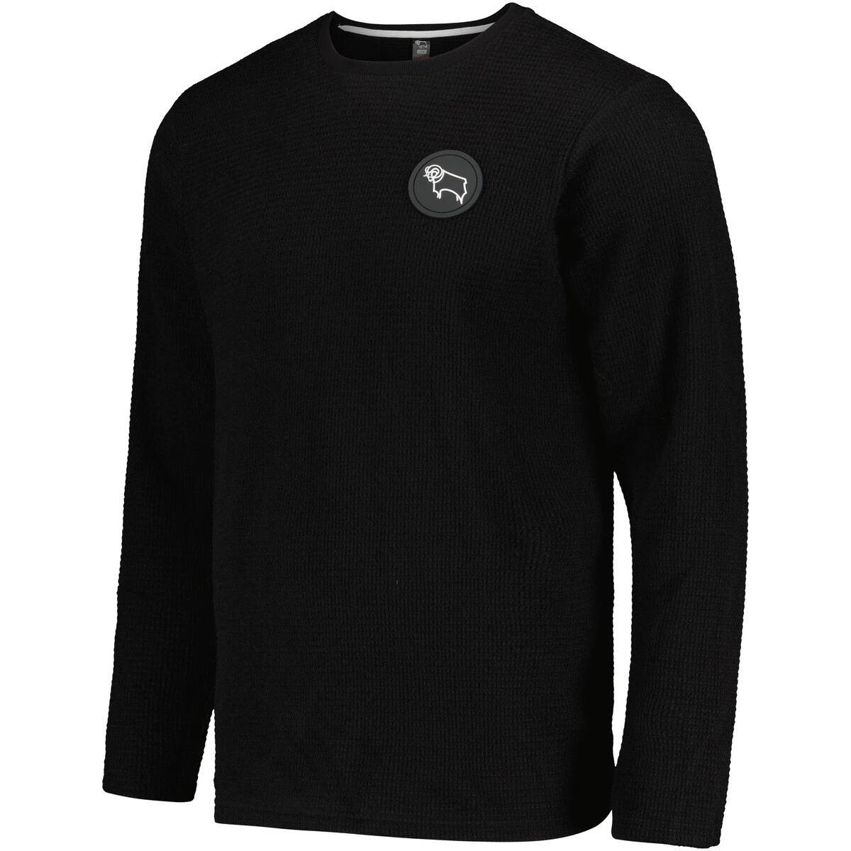 Derby County Waffle Long Pyjamas - Black - Mens 6 Derby County Waffle Long Pyjamas - Black - Mens - Image 4