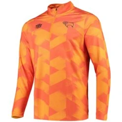 Derby County Warm Up Half Zip Top 2021-22