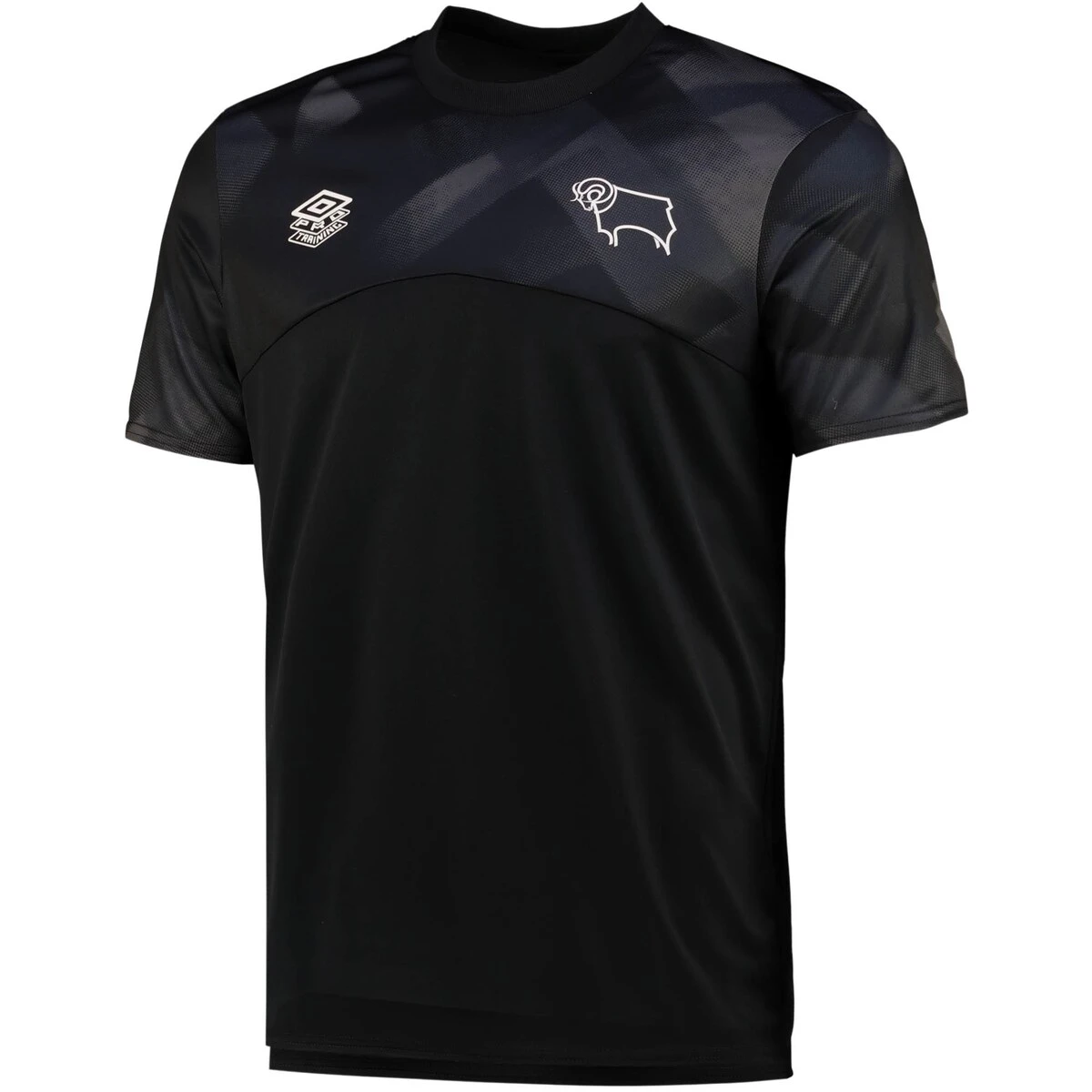 Derby County Warm Up Jersey - Black 3 Derby County Warm Up Jersey - Black
